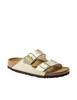 Sandalia Birkenstock Arizona BF Dorada Mujer