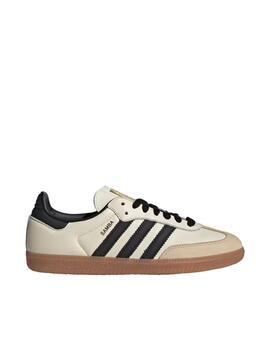 Zapatilla Adidas Samba OG Beige/Negra Mujer