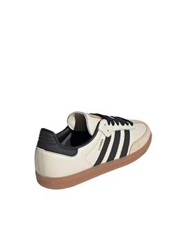 Zapatilla Adidas Samba OG Beige/Negra Mujer
