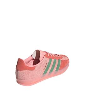 Zapatilla Adidas Gazelle Indoor W Rosa/Verde Mujer