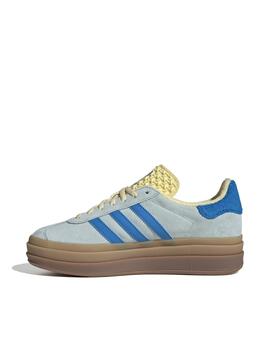 Zapatilla Adidas Gazelle Bold Azul Mujer
